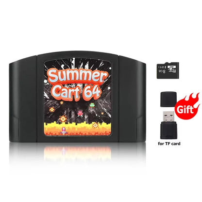 Retro SummerCart64 700+ in 1 Game Cartridge for Nintendo 64| N64 Video Game Console 8GB card