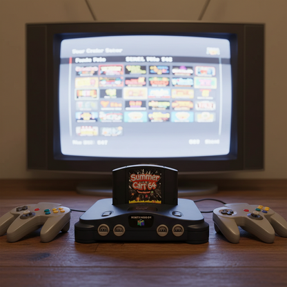 Retro SummerCart64 700+ in 1 Game Cartridge for Nintendo 64| N64 Video Game Console 8GB card