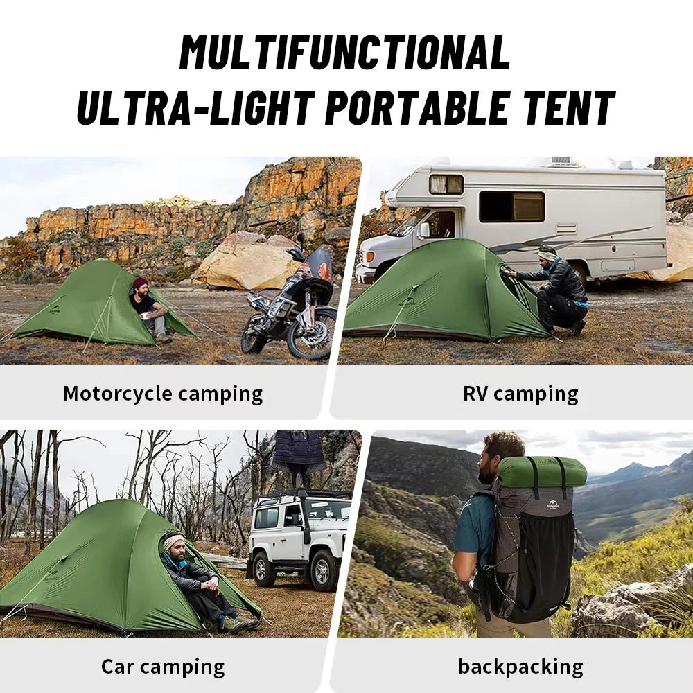 Naturehike Cloud Up 2 People Ultralight 20D Camping Tent