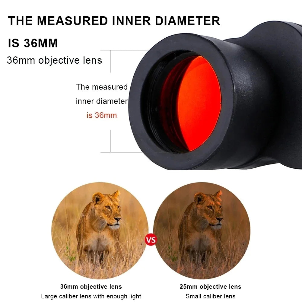 Professional HD Telescope Low light night vision Binoculars 80X80 Long Range 15000m  for Camping/Hiking