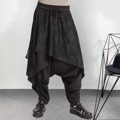 Vintage Unisex Harem Trousers Women
