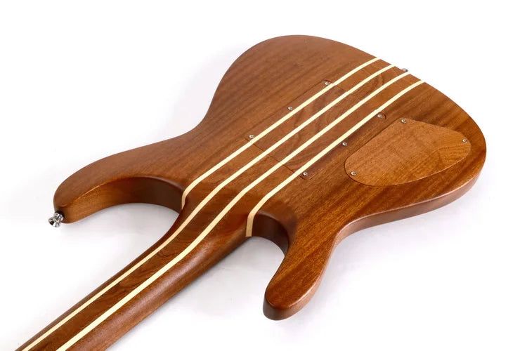 Solid Mahogany Wood  24 Fret Neck Through Body,  ST Style Electric Guitar