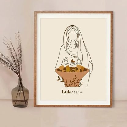 Jesus Holy Spirit Boho Style Wall Art - Canvas Print