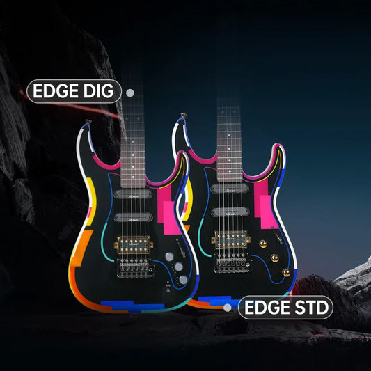 [Incl. Taxes] 37″ Professional Intelligent Electric Guitar with Effects for Beginner Adult Kid Children Smart Travel Guitar