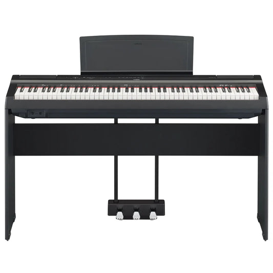 Yamaha P-125aB, 88-Key Weighted Action Digital Piano -  3-Pedal Unit LP-1B or LP-1WH