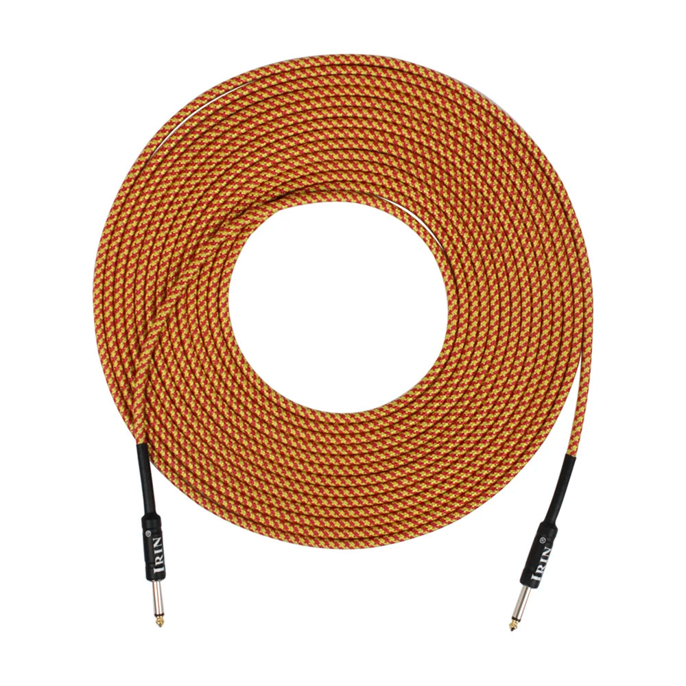 SHUFFLE Shielded Noise Reduction Braided  3/6/10M Guitar Cable Wire - Bass