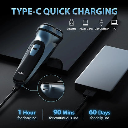 Men's Rechargeable Electric Razor