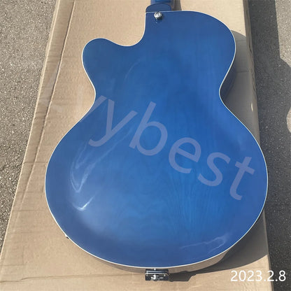 Lvybes Gretch Hollow Body Double F Blue Falcon Electric Guitar