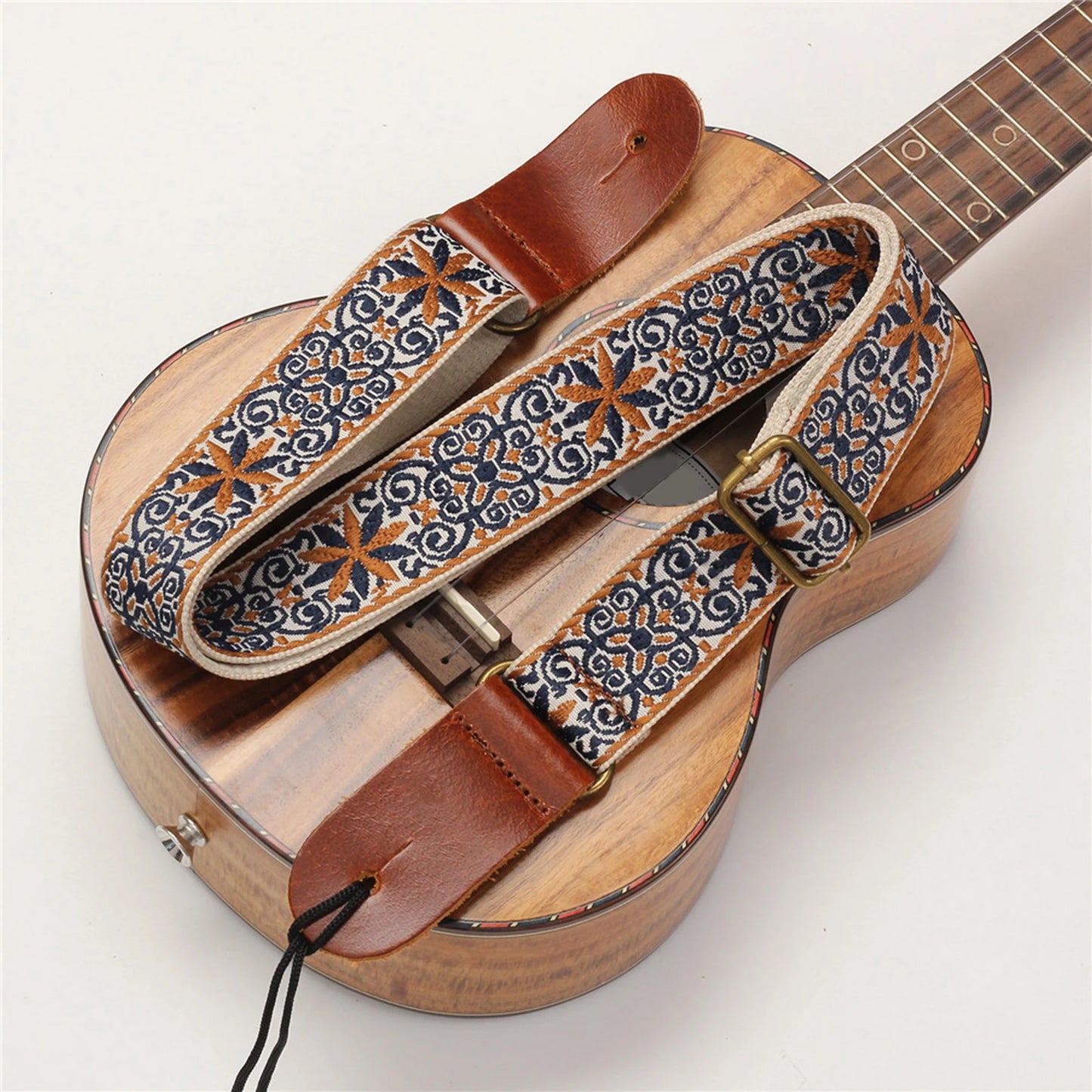 Ukulele Bohemian Style Knitting Cotton Belt - Adjustable