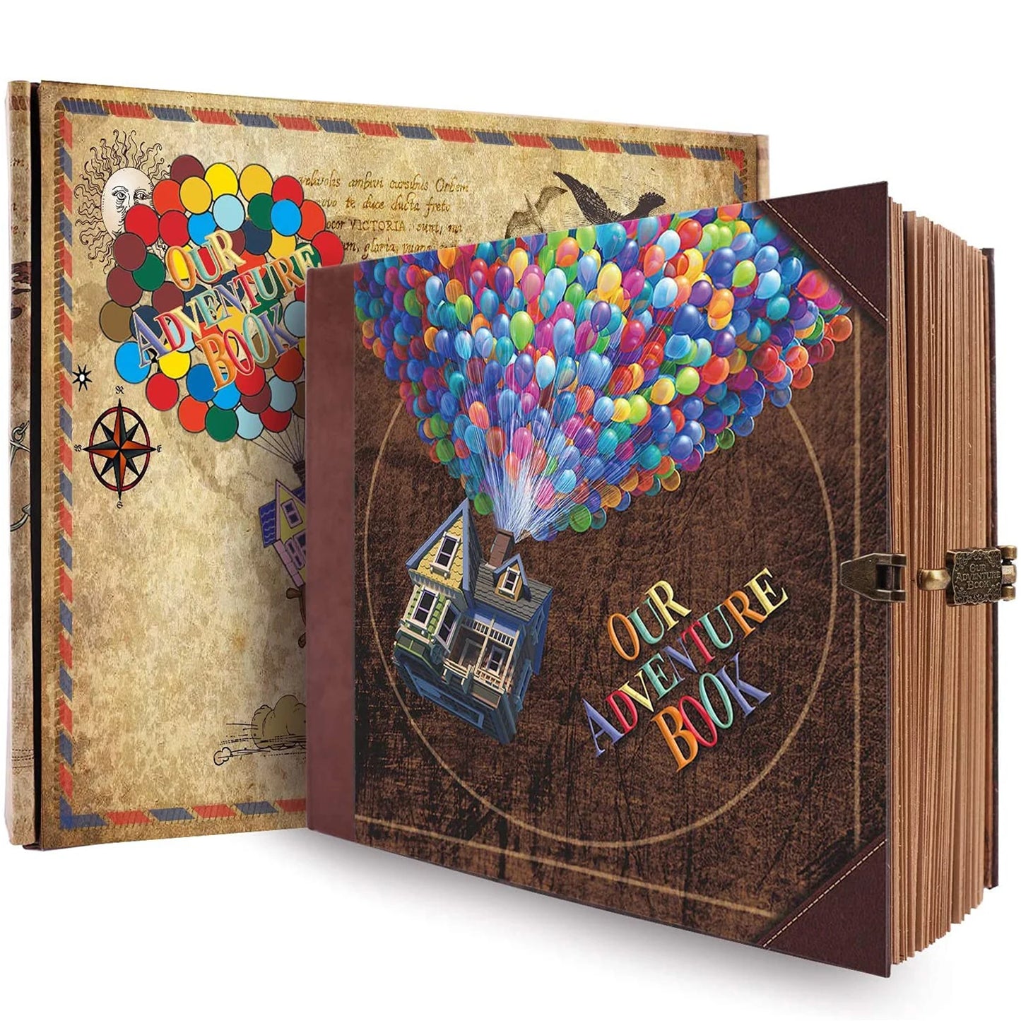 DIY Handmade Our Adventure Book Photo Album Scrapbook - 146 Pages