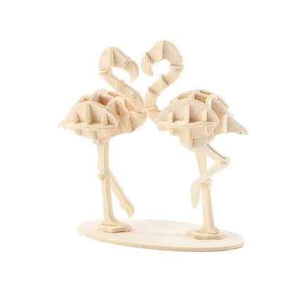 DIY 3D Wooden Puzzle Models