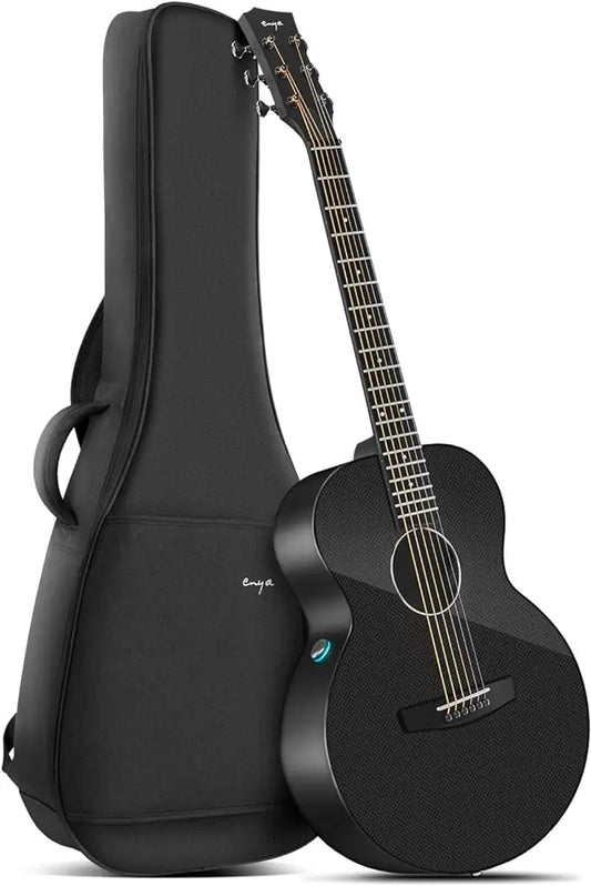 Enya Acoustic Electric Guitar Carbon Fiber X3 Pro | Guitar Bundle with Gig Bag