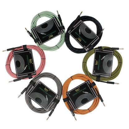 SHUFFLE Shielded Noise Reduction Braided  3/6/10M Guitar Cable Wire - Bass