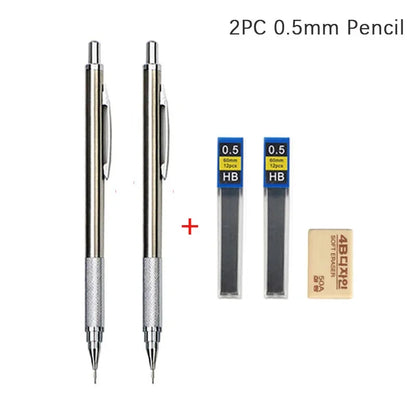 Mechanical Pencil Set | 0.3 0.5 0.7 0.9 1.3 2.0mm