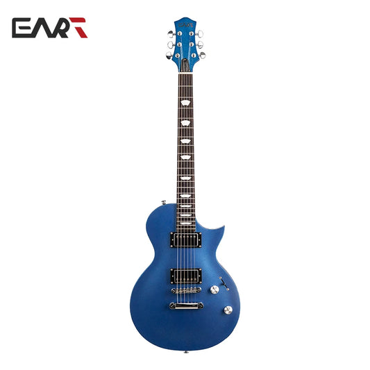 EART Electric Guitar EGLP-610 Roasted Mahogany Body Wood Set In Joint Stainless Steel 22F  India Rosewood Fingerboard Guitar