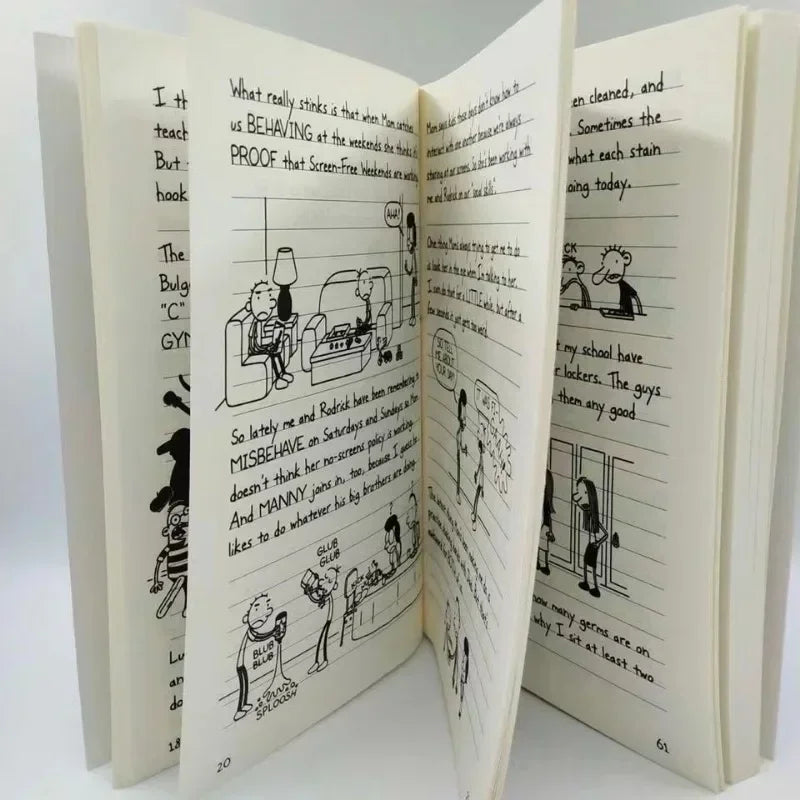 Diary of Wimpy Kid Volumes | Children's Fiction Books - 10 Books/Set