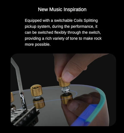 37″ Professional Intelligent Electric Guitar with Effects for Beginner