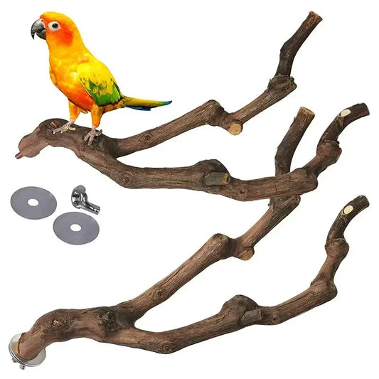 Birds Wild Grape Wood Standing Stick