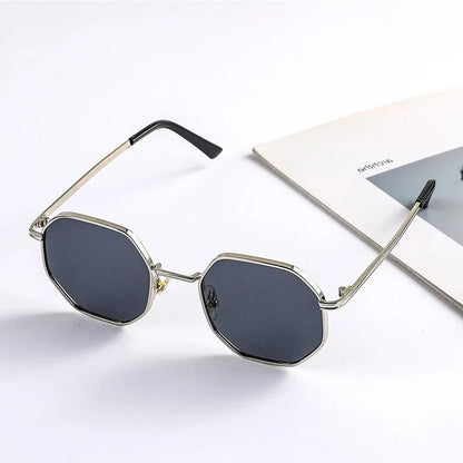 Children's Octagon Metal Sunglasses - UV400