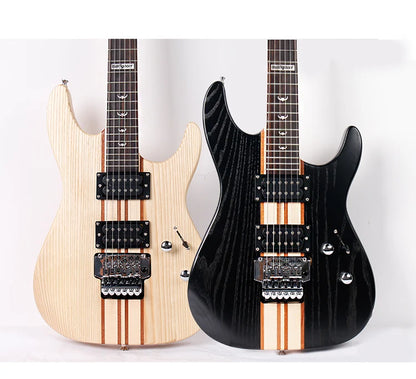 Bullfighter D-300 High Grade Two Shake One Piece Matte Black And Matte Colors Electric Guitar