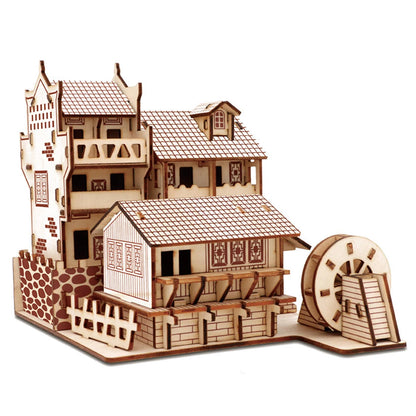 3D Chinese House Wooden Puzzle