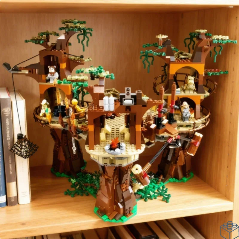 Ewoks Building Villages 10236 Blocks Set - 1990Pcs