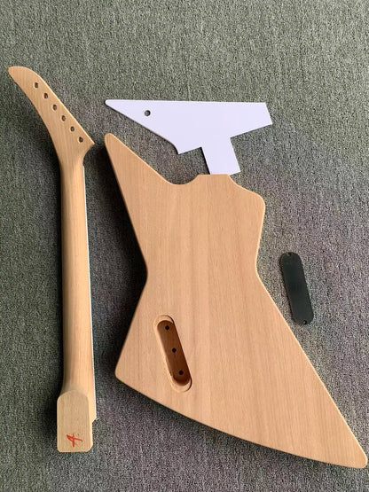 DIY High-quality mahogany wood electric guitar KITS