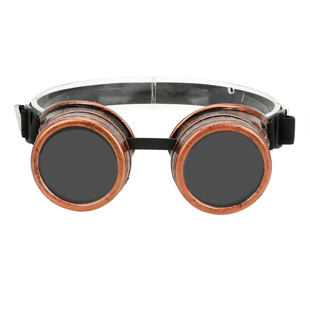 Retro Adjustable Windproof Steampunk Glasses