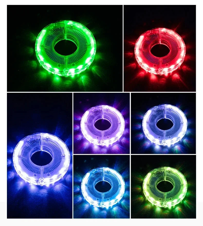 LED Bicycle Wheel Light with Multifarious Lighting Modes for Night Riding Safety
