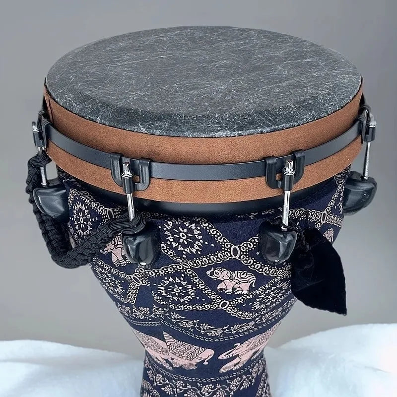 Adult Djembe African Drum 12.5 Inch Adjustable Tuning Children's Percussion Drums Beginners Professional Musical Instruments