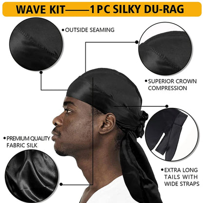 Shea Butter Wave Control Pomade Kit - 360 Style Strong Hold