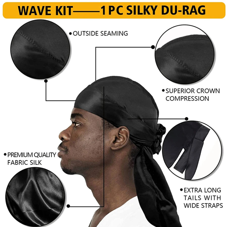 Shea Butter Wave Control Pomade Kit - 360 Style Strong Hold