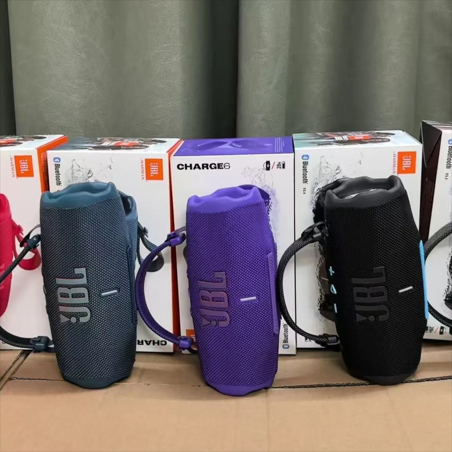 JBL Charge 6 Bluetooth Speaker FLIP6 Portable IPX7 Waterproof Outdoor Stereo Bass Music Track Speaker Independent Tweeter