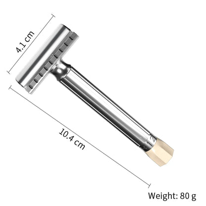 Men's Classic Metal Double-Edge Razor (without Blades)