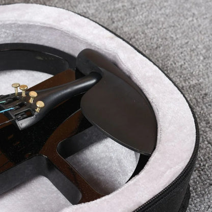 4/4 Wooden Electronic Violin Beginners Practice Electric Violin Children Professional Performance Electric Instrument