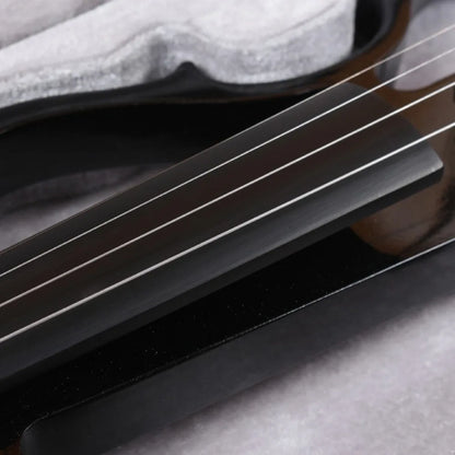4/4 Wooden Electronic Violin Beginners Practice Electric Violin Children Professional Performance Electric Instrument