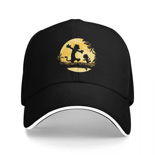 Calvin And Hobbs Calvin And Hobbs Calvin And Hobbs Baseball Cap Golf Wear Anime Women's Hats For The Sun Men's