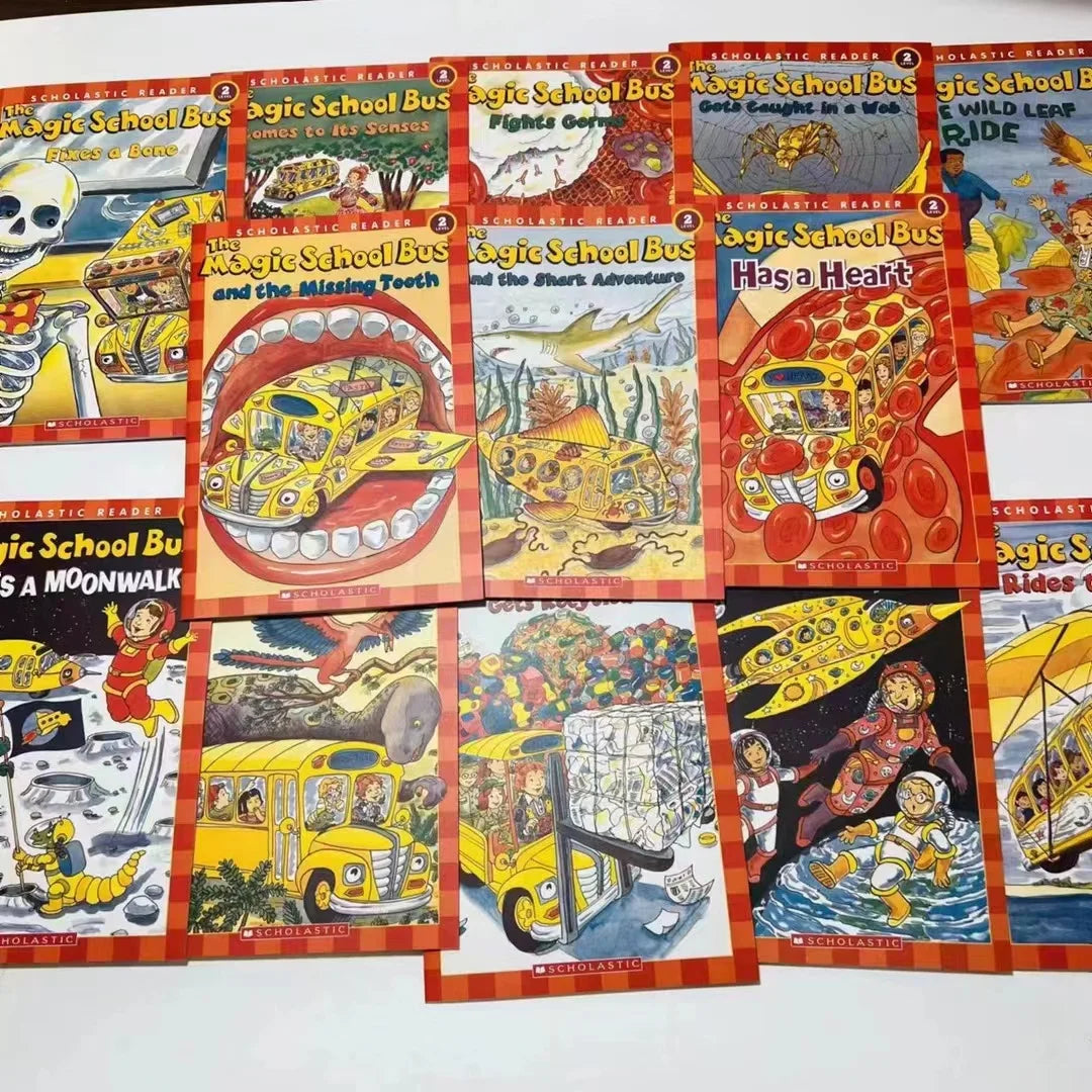 English Reading Books | The Magic School Bus English Story Picture Books for Children - 23 Book/Set