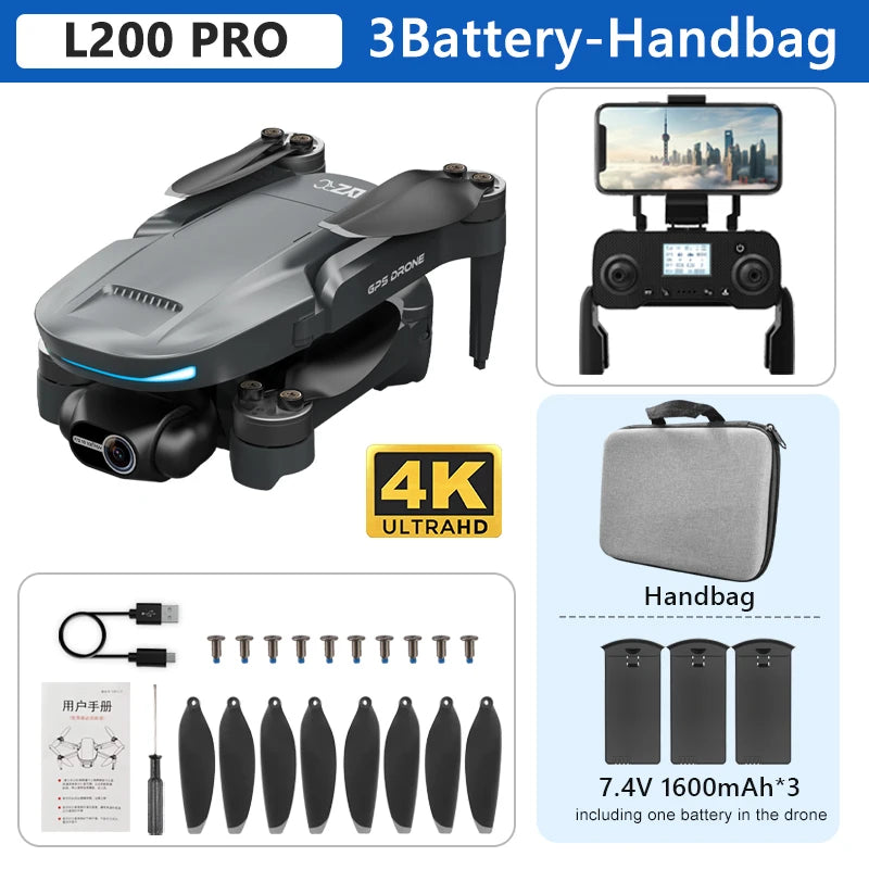 L200 PRO MAX 4K Profesional Drone