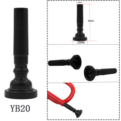 SLADE Brass Instrument Trumpet Mouthpiece Multiple Choice Options Available for Trumpet/Youth Trumpet/Horn/Cornet/Trombone