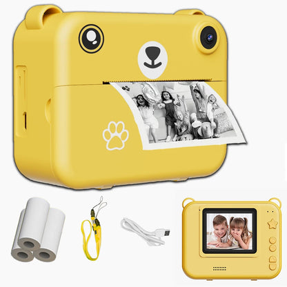 Children's Mini Thermal Printer HD Video Recorder Digital Camera - Instant Print Photo 1080P