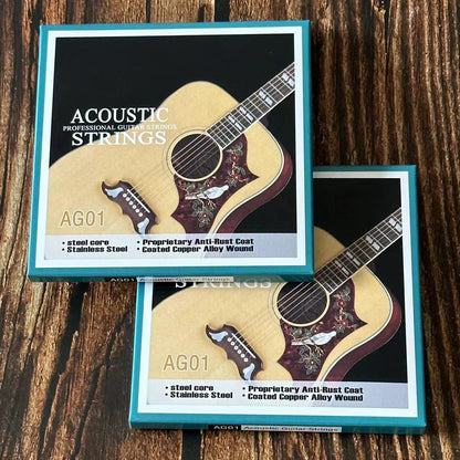 Folk Guitar Acoustic Guitar Strings - Stainless Steel,Coated Copper Alloy Wound - 010-047(Light)
