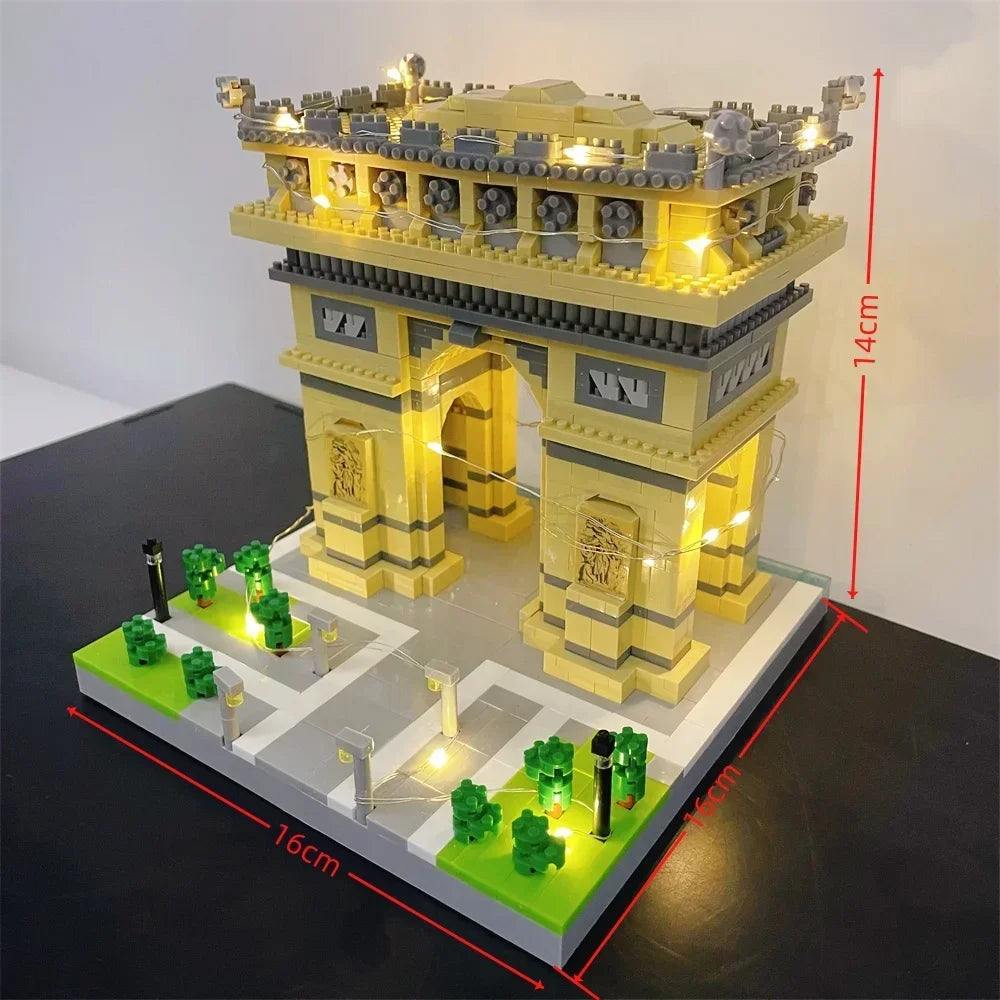 Micro Mini Building Blocks | KNEW BUILT LED Illuminated Exquisite Towers