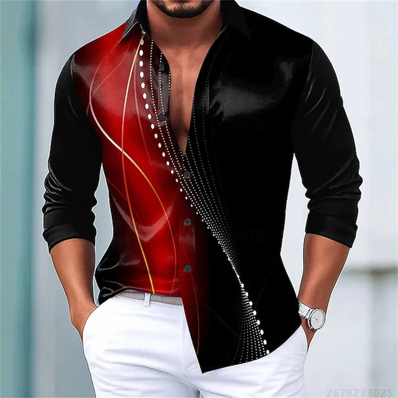 Men's Shirts Luxury Slim Fit Comfortable Fabric Tops XS-6XL