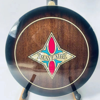 Genuine EPI Mayfair 5 String Banjo Guitar Mahogany Resonator 22 Frets Snowflake Inlay Remo Heads Mayfair Logo On