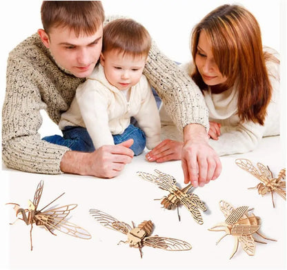 DIY 3D Wooden Puzzle Models