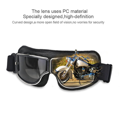 Retro Motorcycle Helmet Goggles
