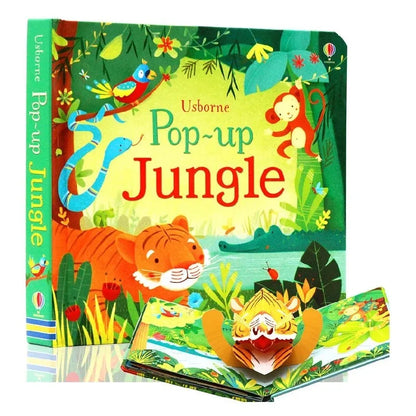 Kids 3D Pop Up Flap Picture Montessori Reading Book -  Enlighten Learning