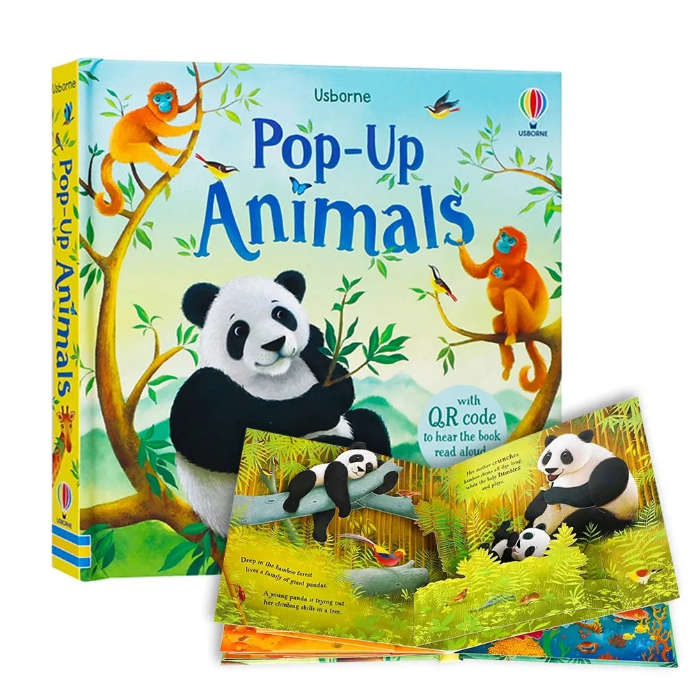 Kids 3D Pop Up Flap Picture Montessori Reading Book -  Enlighten Learning