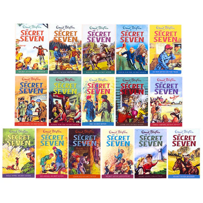 The Secret Seven Collection | Adventure Detective Fiction Novels -  16 Books (Enid Blyton Children's Literature)